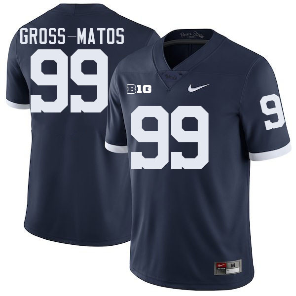 Yetur Gross-Matos Penn State Jersey,PSU Nittany Lions #99 Yetur Gross-Matos Football Uniforms-Retro Yetur Gross-Matos Penn State Jersey,PSU Nittany Lions #99 Yetur Gross-Matos Football Uniforms-Retro